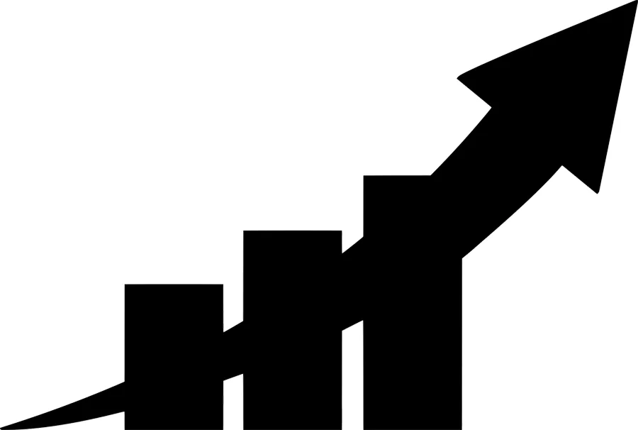 Black Arrow Up Stock Art