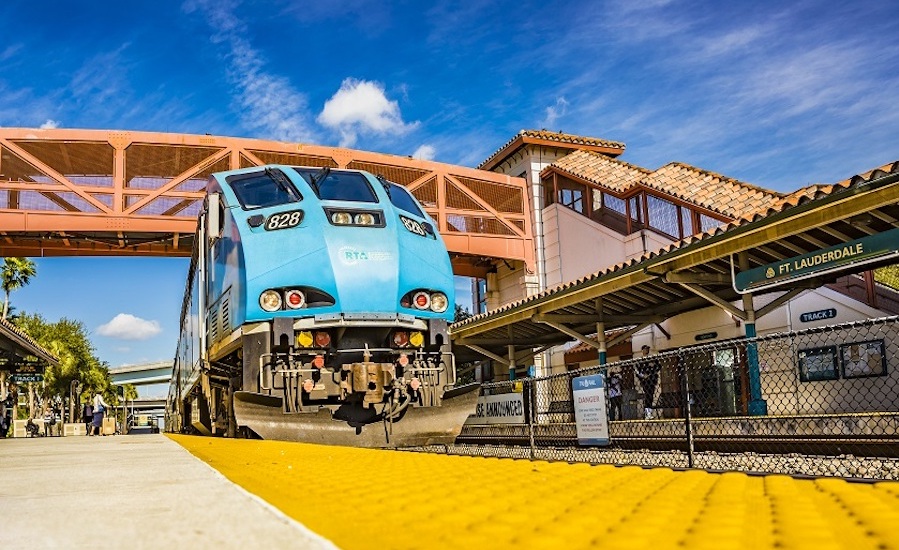 TriRail Station in Fort Lauderdale