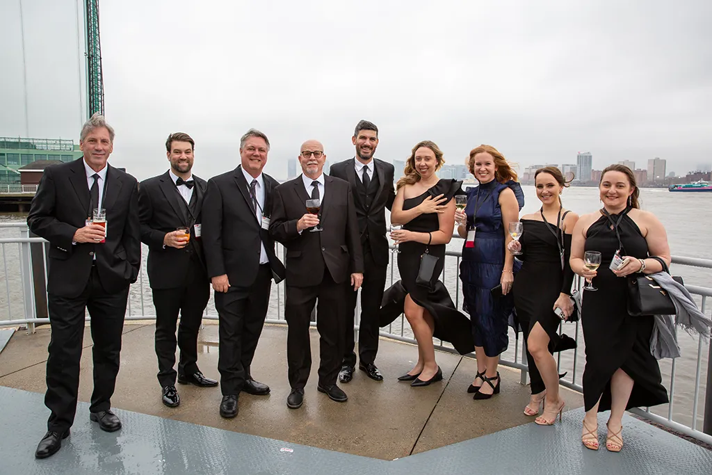 A group shot on Pier 61