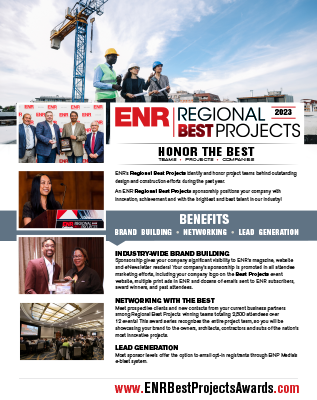 Download ENR's Regional Best Projects Award Prospectus