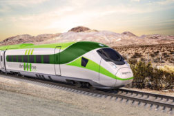 Brightline West High-Speed Rail Rendering
