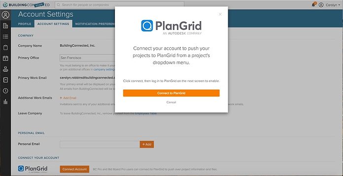 BuildingConnected Data Will Now Flow into Plangrid, Autodesk Promises More  Construction Workflow Integration | 2019-08-17 | Engineering News-Record