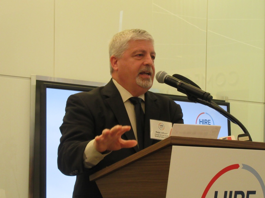 Ralph Affrunti, president of the Chicago & Cook County Building Trades Council
