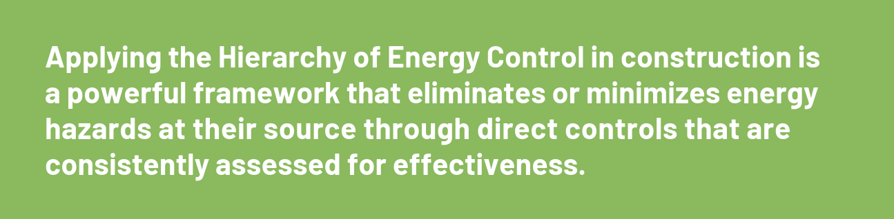 Heirarchy of Energy Control