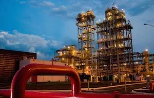 A refinery in Sao Paulo, Brazil