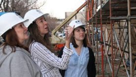 Brigham Young University undergrad students studying construction management