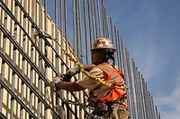 Contractor Wearing Protective, Safety Gear Strong safety culture among contractors helps workers understand how safety practices will benefit them and their co-workers