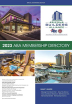 2023 Arizona Builders Alliance (ABA) Membership Directory
