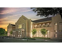 TRIAD The three buildings that form Texas A&M's Veterinary Medicine and Biomedical Sciences Education Complex