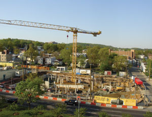 Although Harkins Builders is working on a mixed-use project at 2300 Pennsylvania Ave., the company sees no private developer opportunities in the near term. Executives hope that could change in late 2010.