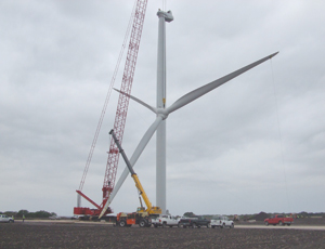 Mortenson Construction is building a 109-turbine wind farm near Corpus Christi for E.ON Climate & Renewables North America.