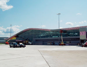 Walter S. Johnson Building Co. of Niagara Falls is building the $28.3- million terminal building at Niagara Falls International Airport.