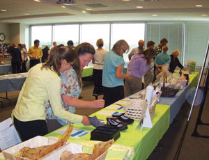 URS Corp. raised more than $4,200 for various charities during its recent silent auction.