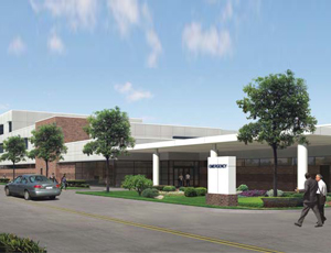 Turner Construction Co. is building a $22-million, 65,000-sq-ft expansion at Weatherford Regional Medical Center. Photo: Turner Construction Co.