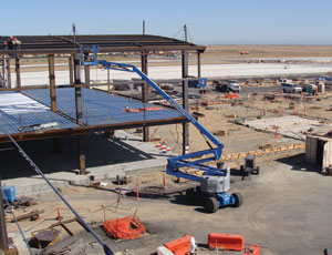 Turner Construction, along with Flatiron and Teichert, are the airside building contractors.