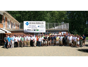East Rutherford, N.J.-based Mc Gowan Builders, Inc. held the Mc Gowan Builders 7th Charitable Golf Classic at Emerson Golf Club in Emerson, New Jersey. The golf outing brought together nearly 150 leading New Jersey and greater New York area real estate, architecture, and construction professionals and raised $100,000 for organizations supporting individuals and families living with Down&rsquo;s Syndrome. The beneficiaries include The Loretta Mc Gowan Foundation, The Candle Lighters and The Stepping Stones Early Intervention and School in Livingston, New Jersey, and Sisters of La Sagesse Services Cregg House in Sligo, Ireland. 