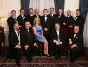 EUCA Board of Directors are, back row, from left, Rob Layne, Michael Ghilotti, Robert Purdy, Gregg Oxley, Christian Young, Don Cabianca, Steve Lydon, Danny Wood, Jr., and Mike McElroy; front row, from left, Andrew Vasconi, Bruce Adams, Nikki Affinito, Jerry Condon and Greg Gruendl.