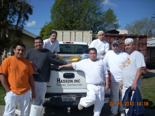 Hasson, Inc Painting Contractors of San Diego were among the 22 subcontractors who volunteered their services and supplies to remodel the home of a Los Alamitos family in need.