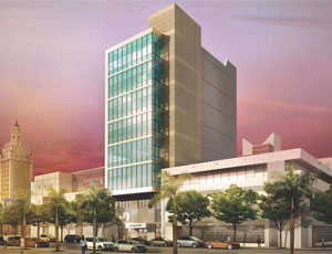 Miami Dade College is constructing a hospitality management building in downtown Miami.
