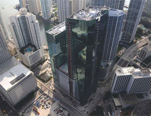 Suffolk Construction Co. continues to work on its Met 2 project in downtown Miami.