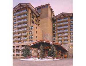 The 11-story, 460,000-sq-ft St. Regis Deercrest is located east of the main Snow Park Lodge in Park City.