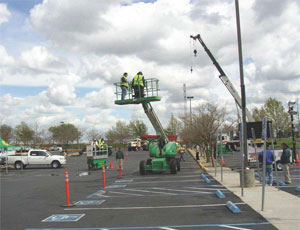 The Expo also offered various certification classes, including forklift and crane, in the parking lot of the community college.