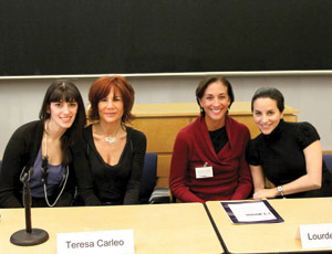 Pictured from left: Amanda Hofman, founder and CEO of Urban Girl Squad; Teresa Carleo, president, Plant Fantasies Incorporated; Lourdes Lopez, executive director and co-founder of Morphoses; and Sherri Sparaga, region manager, Venturing and Emerging Brand, The Coca-Cola Company.