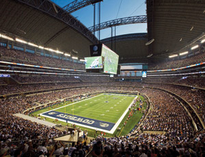 The Cowboys Stadium in Irving, designed by HKS and built by Manhattan Construction, earned structural engineer Walter P Moore a top TCEC Eminent Conceptor award.