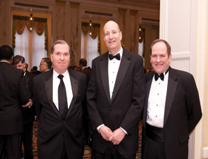 From left: Neil Lucey, Chairman-elect, ACEC New York; Jay Walder, Chairman and CEO, MTA; and Robert Radley, Chairman, ACEC New York.