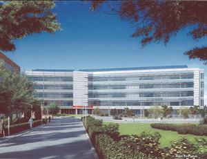 A rendering of DuPont’s new Building 730, now under construction by BE&K Building Group in Wilmington, Del.