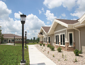 The three-building Lutheran Homes of Oshkosh Campus was designed and built by Hoffman LLC of Appleton, Wis., and includes Wisconsin’s first person-centered approach to skilled nursing care.