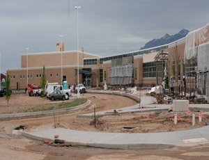  The new South Ogden Junior High School opened to students in August. The $17.6-million project consisted of 150,000 sq ft of new construction. It was designed by MHTN Architects of Salt Lake City and built by Wadman Corp. (Photo courtesy of Wadman Corp.)