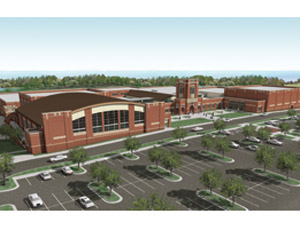 Evergreen Construction is building the $45-million Bethany High School.