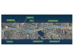 The $74.8 million Staten Island Expressway Recovery project will improve a 1.9-mile section by widening overpasses and adding lanes and is expected to be completed by summer 2012.