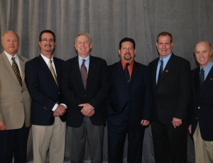 Top leadership of the AGC of California for 2010, elected by the State Board of Directors will include (left to right) AGC of California CEO Tom Holsman; Treasurer Curt Weltz, Flatiron West, Inc., Benicia; Senior Vice President John Nunan, Unger Construction Co., Sacramento; President Gerry DiIoli, Herzog Contracting Corp., Oceanside; Vice President Randy Douglas, Tierra Contracting, Inc., Goleta;; and Immediate Past President Bob Christenson, Panattoni Construction, Inc., Sacramento.