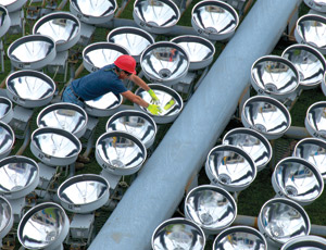 University of Buffalo Stadium Lights Replacement