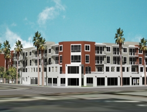 Developer Meta Housing, John Cotton Architects and general contractor Optimus Construction broke ground on a combination senior housing community/theater in North Hollywood.