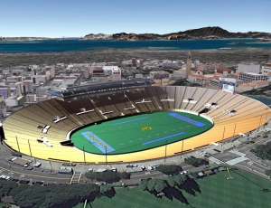 The $300-million California Memorial Stadium project at UC Berkeley will transform the 85-year-old facility into a modern, 236,460-sq-ft stadium and 142,200-sq-ft student athlete high-performance center.