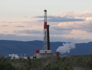 Gradient Resources operates a flow test well at its Patua site, approximately 38 miles east of Reno near Fernley.