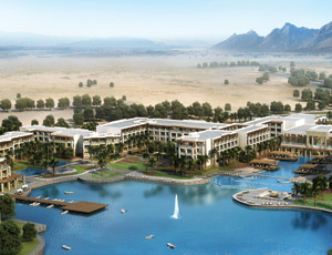 Baia Bianca Resort Hotel Perkins Eastman’s New York staffcontributed to this 484,375-sq-ft resort in Sharm El Sheikh, Egypt.