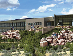 Nature made The $11.5-million Bureau of Land Management field office in Farmington, N.M., was designed by the Phoenix office of AECOM to meld into a rugged 26-acre site. The project was designed to achieve LEED Gold certification.