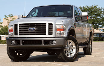 Super Duty&rsquo;s cramped engine and tailpipe are overcome by its offroad agility and cockpit-like interior.