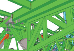 Steel had to be designed early to ensure mill order.
