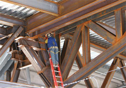 Steel had to be designed early to ensure mill order.