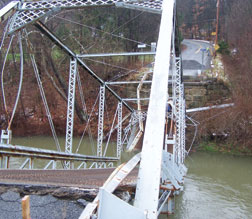 Snowplow Slips Across ‘Deficient’ Bridge Just Prior to Collapse