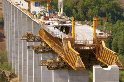 Eleven viaducts totaling over three miles also mark the new high-speed route.