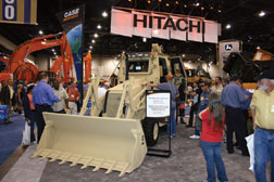 Modular loader-backhoe armor was developed by Case for military
