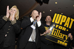 Union Endorsements, Hillary Clinton