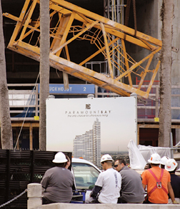 Miami investigation centers on slipped tower section.