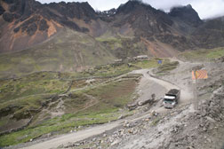 The new highway will pass through the sparsely populated high Andes to link both coasts of the continent with a paved road.